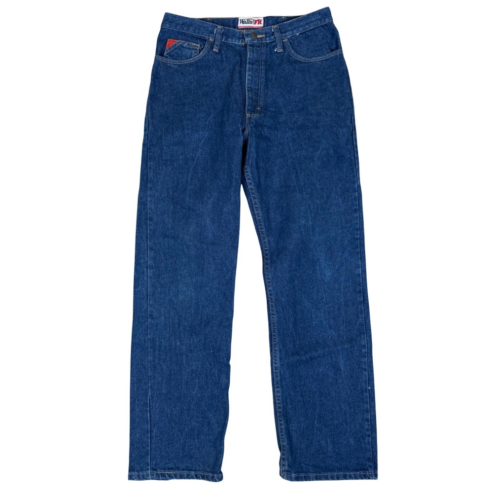 Walls FR Work Jeans 32x32 Flame Resistant Denim Blue Straight Leg 395ID9B